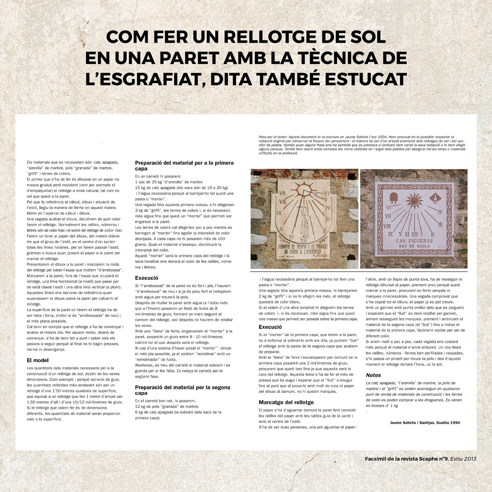 Com Fer un Rellotge de Paret